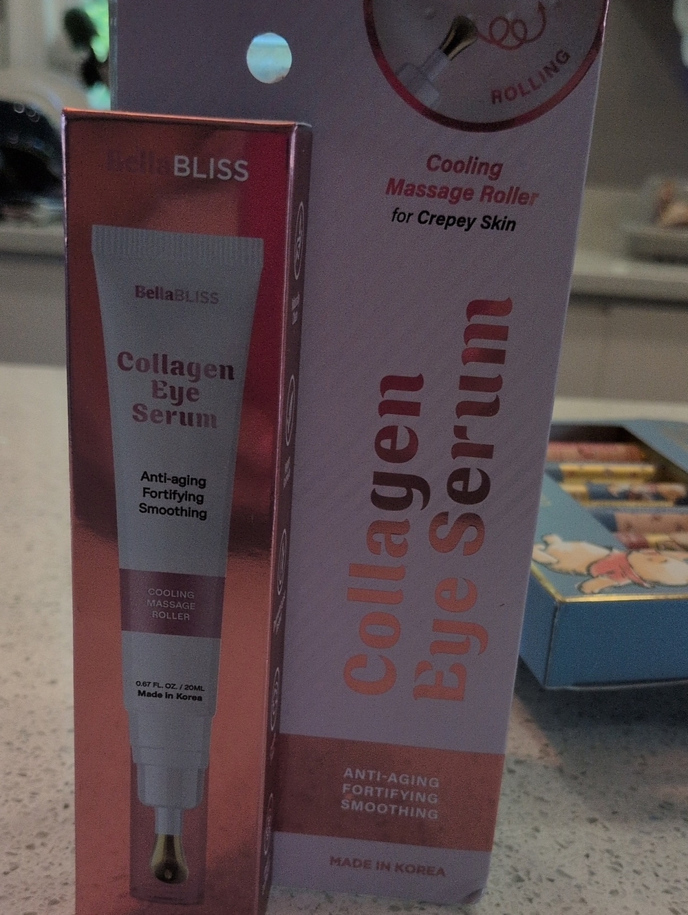 BellaBLISS Collagen Eye Serum - Cooling Massage Roller